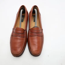 Zelli Penny Loafers Men's US Size 11.5 N Brown Leather Hand Crafted In Italy
