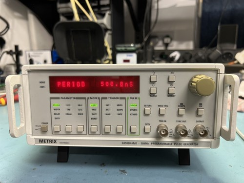 Generador de pulsos Metrix GX5000 50 MHz probado