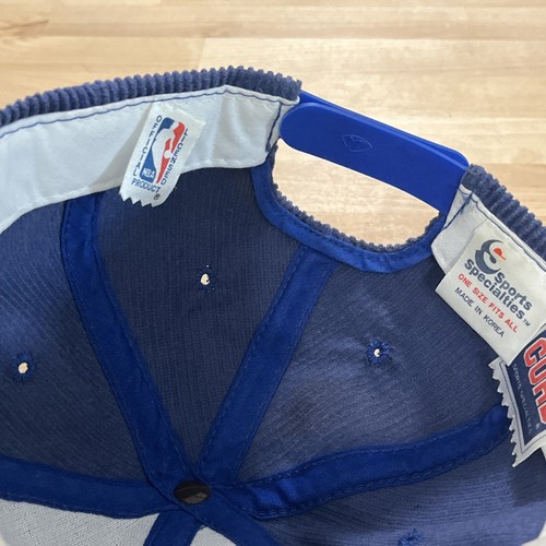 VTG Denver Nuggets Sports Specialties Script CORDUROY Snapback Hat Cap NBA - Picture 8 of 16