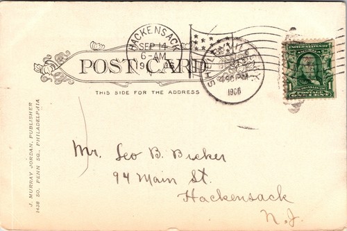 Postal de Central Park Louisville Kentucky 1906 Lincoln's cabaña de troncos regreso a casa - Imagen 2 de 2