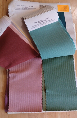 VTG Double Impact Fabric Sample Book Decorators Collection 43 Swatches 4"x5" - Picture 19 of 21