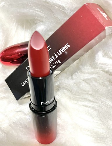 MAC Lipstick 0.1 oz Love Me Full Size New In Box Hard To Find Item. S-E-X-Y - Picture 11 of 12