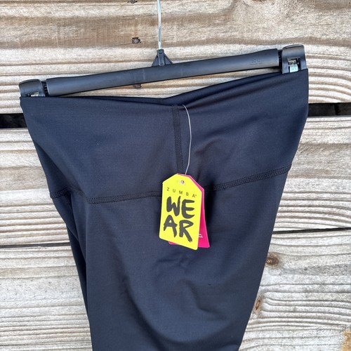 Zumba Classic High Waisted Ankle Leggings - Bold Black Z1B000223 XS - XSpicy - Picture 2 of 5