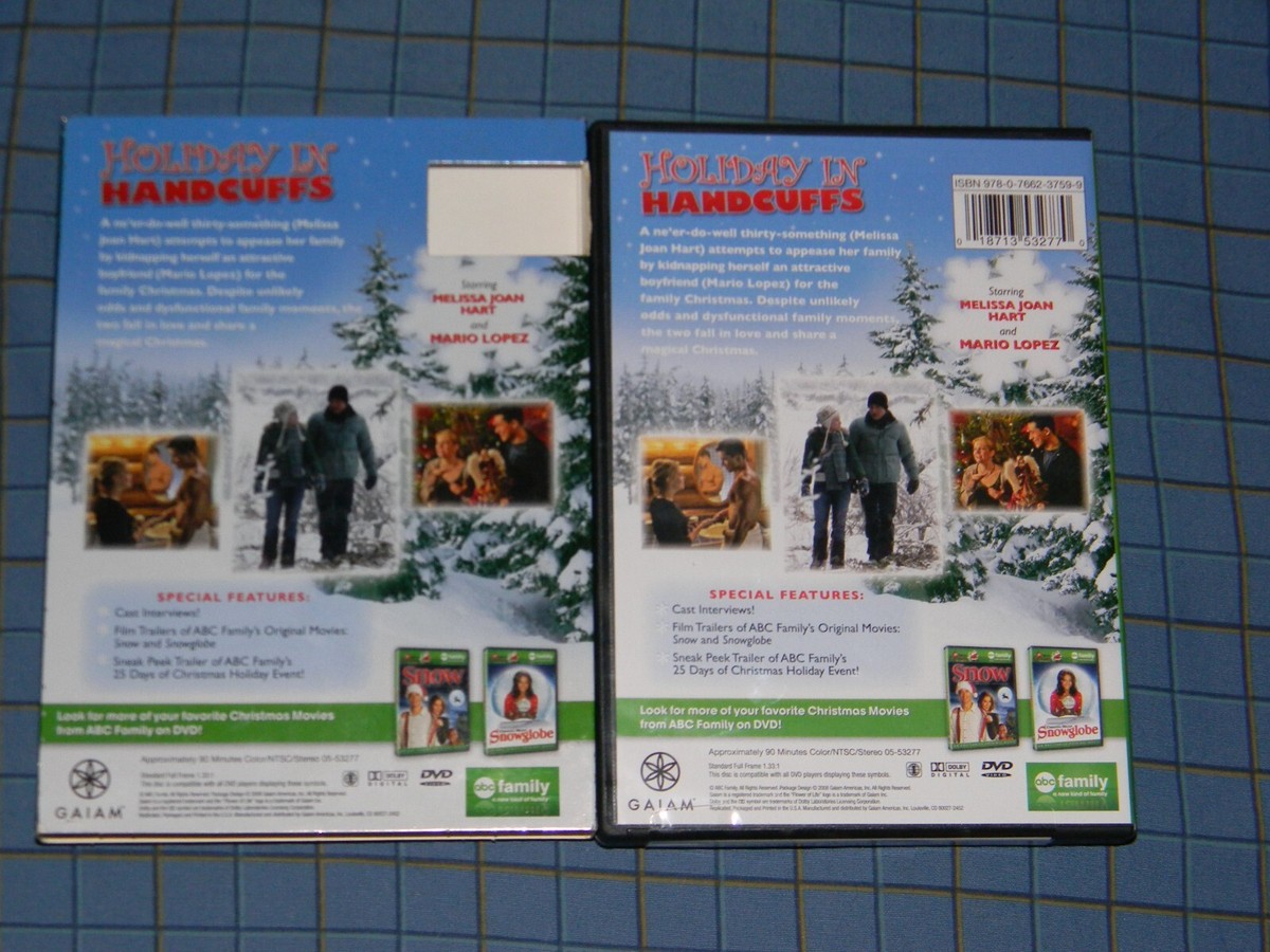 HOLIDAY IN HANDCUFFS Christmas Movie (2008, ABC Family DVD)BRAND