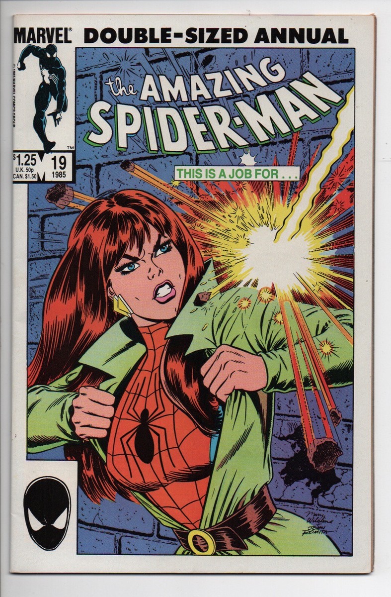 The Amazing Spider-Man 19 Marvel Comic Book 1985 Double Sized
