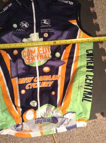 Giordana Comedy Central Cycling Wind Vest Size Xs X Small (1046) - Picture 3 of 10