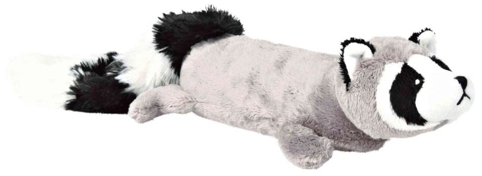 TRIXIE Waschbär Hundespielzeug Plüsch mit Stimme grau/schwarz/weiß 36cm - Bild 1 von 1