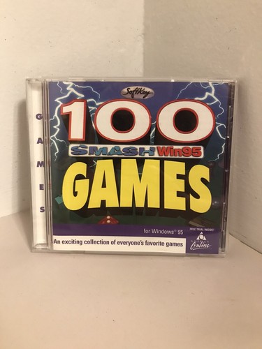 Windows 95 CD ROM Disc 100 Spiele Smash Win95 1998 PC Spiele Softkey - Bild 1 von 6