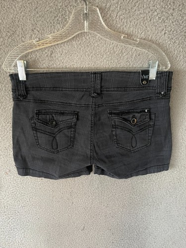 YMI Youth Girls Black Shorts 4 Pocket Size 7 /28W Stretchy - Picture 5 of 6
