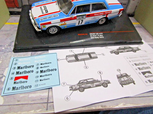 VOLVO 142 Rally Mondiali RAC 1972 GB #17 Alen Aho Marlb oro RAC426 NUOVO IXO 1:43 - Foto 5 di 6