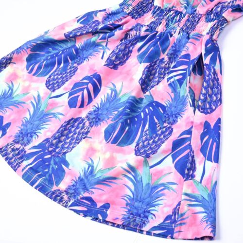 Dresses for Girls 6 Years Old Girl Tropical Dress Casual Summer Dresses Tie Dye - Picture 6 of 6