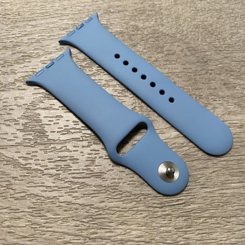Correa Original Apple Watch Azul Niebla - 38/40/41mm Serie S/M 1 - 7 8 9 + SE - Imagen 2 de 8