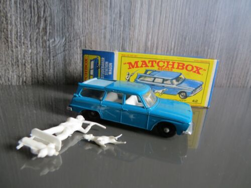 Matchbox #42 - Studebaker Station wagon - Blue/Light Blue  - Afbeelding 1 van 5