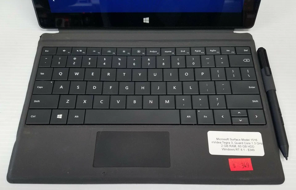 Microsoft SURFACE RT 10.6", 2G RAM, 64 GB, Windows 8.1 RT, TABLET, Webcam- - Image 3 of 4