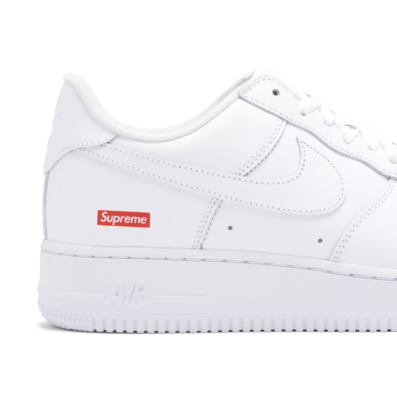 Nike Air Force 1 Low Supreme White | eBay UK