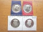 2018 P D S S Silver & Clad Proof Kennedy Half Dollar PDSS Mint Cello 4 Coin Set