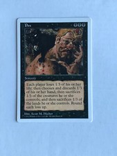 MTG Magic the Gathering English Fifth Edition Pox NM