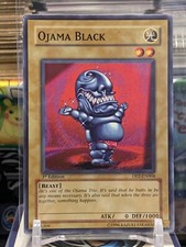 YU-GI-OH! Ojama Black. DP2-EN004. 1st Edition Card. TCG CCG Yugioh Dad 1Z
