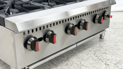 36"Wx 24"D 6 Burner Commercial Stock Pot Range 150,000 BTU, Stainless Steel - Picture 7 of 10