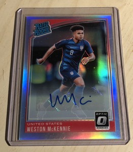 Panini Donruss-Weston mckennie USA Auto Holo Prizm Rated ...
