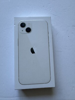 BOX ONLY Apple iPhone 13 White 128GB **No Phone**