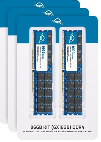 OWC 96GB (6x16GB) DDR4 2933MHz ECC Reg Memory RAM Upgrade for 2019 Mac Pro - Picture 2 of 7