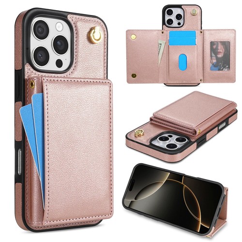 Funda de cuero para iPhone 16 15 14 13 12 11 Pro Max magnético tarjetero funda protectora - Imagen 3 de 84