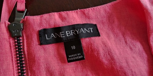 Lane Bryant Sleeveless Sharkbite Hem Top Plus Size 18 Women's Dress Shirt New - Picture 8 of 12