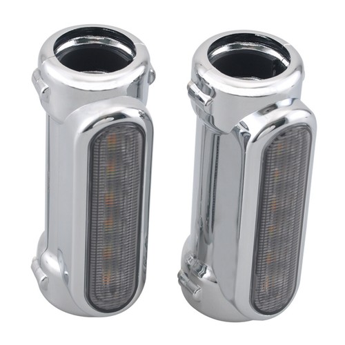 1.25'' Motorcycle Highway Chrome Driving Crash Bar LED Amber Turn Signal Light - Picture 12 of 12