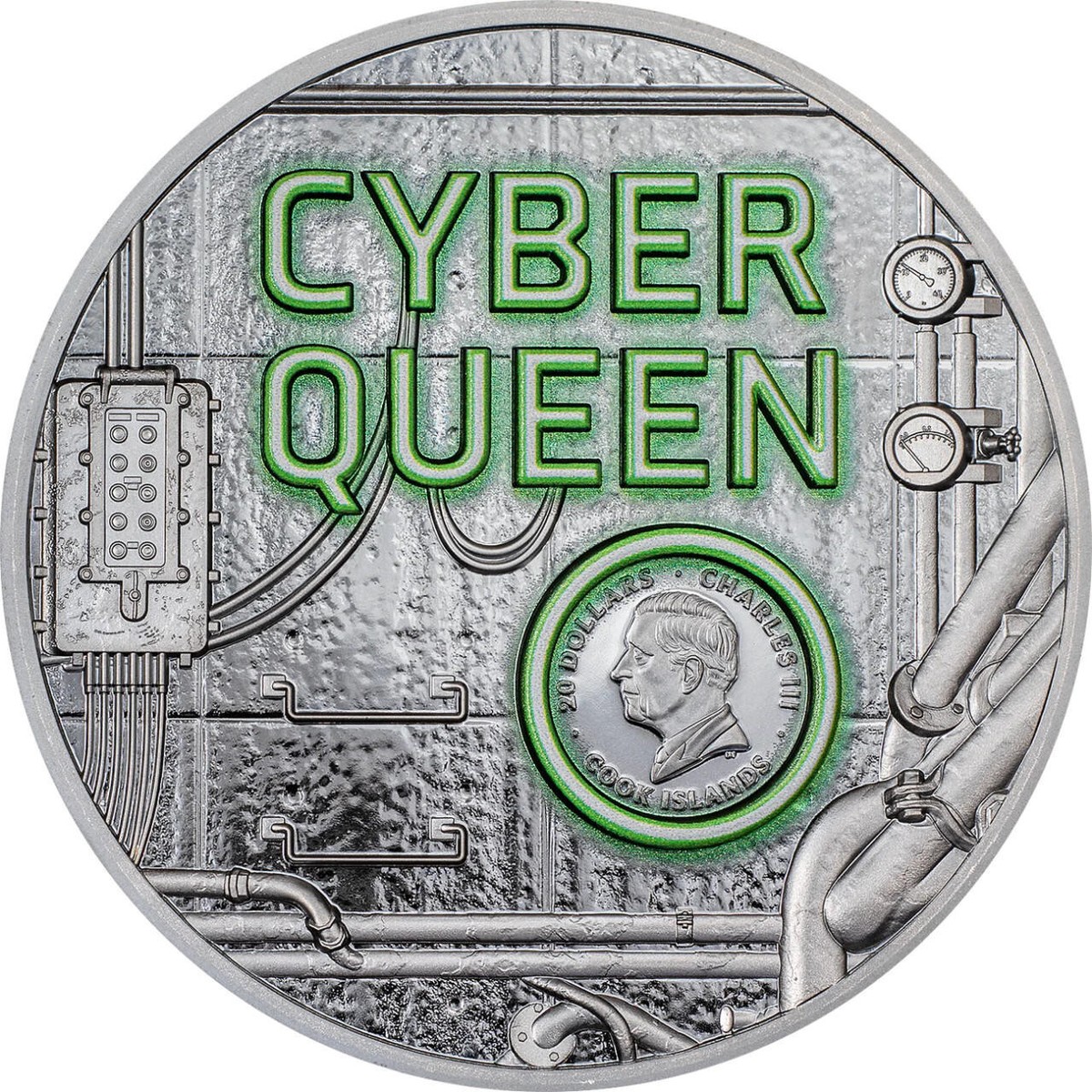 CYBER QUEEN Rebirth 3 Oz Silver Coin $20 Cook Is 2024 NGC 70 FR | eBay