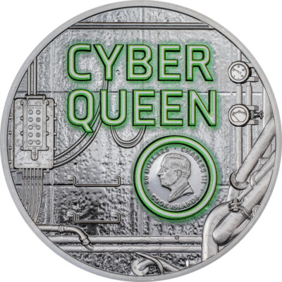 ★最高鑑定 サイバークイーン銀貨 2024 Rebirth NGC クック諸島 CYBER QUEEN Rebirth 3 Oz Silver Coin $20 Cook Is 2024 NGC 70 FR | eBay