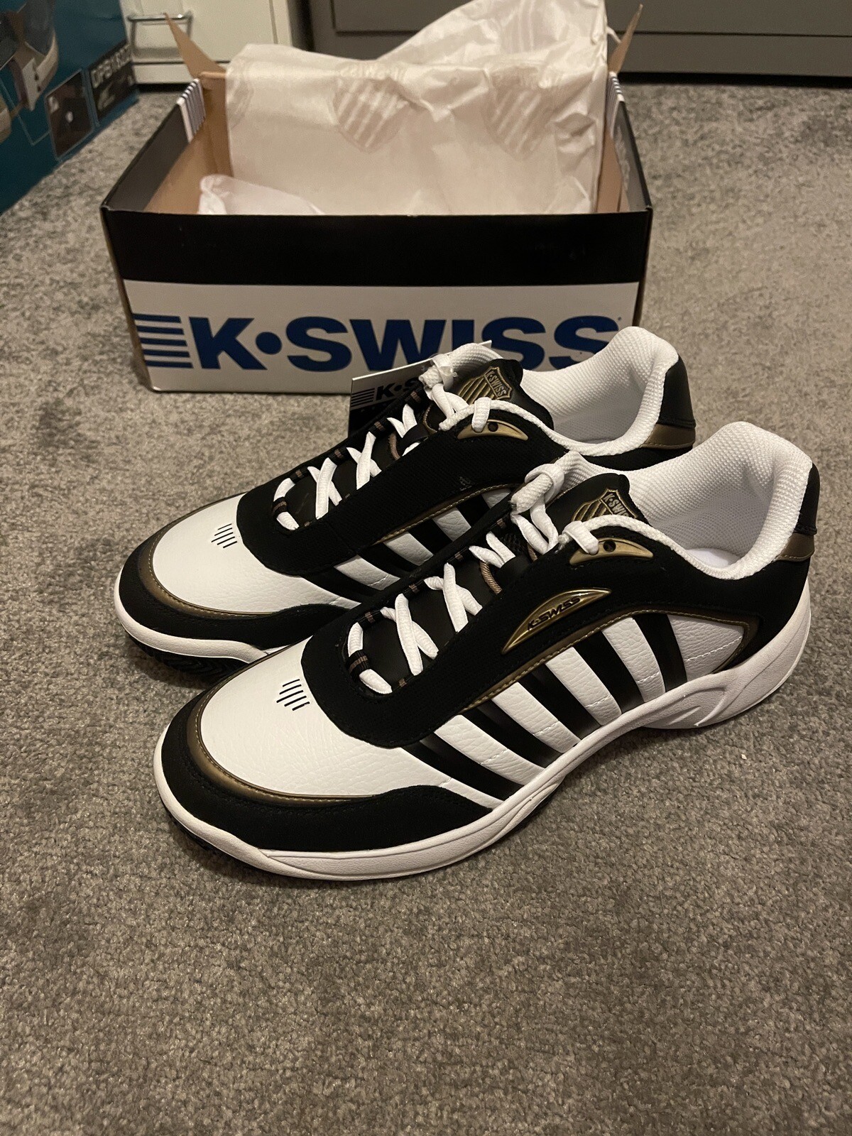 KSwiss High Comfort Mens Tennis Shoe Size 9.5 eBay
