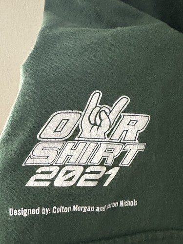 University Of South Florida Horns Up Green Logo T-Shirt. 3XL - Picture 3 of 4