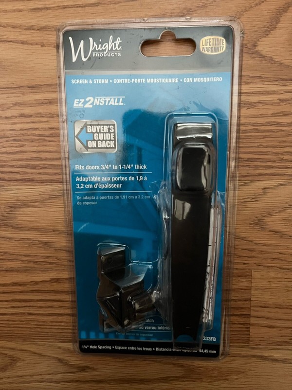 Wright Products V333FB Easy To Install Screen door Handle ( New)