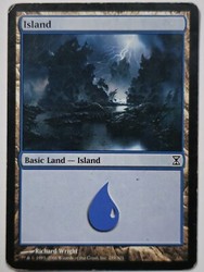 Island #289 Time Spiral MTG
