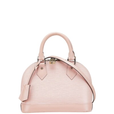 海外限定品【LOUIS VUITTON】エピレザー アルマ BB handbag pink Louis Vuitton Alma BB Pink Leather for sale online | eBay