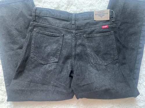 Wrangler Boy’s Black Loose Fit Denim Jeans Size 12 Husky Adjust Fit Waist NWT - Picture 7 of 12