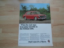  Morris  1100.  Advert 1966. 