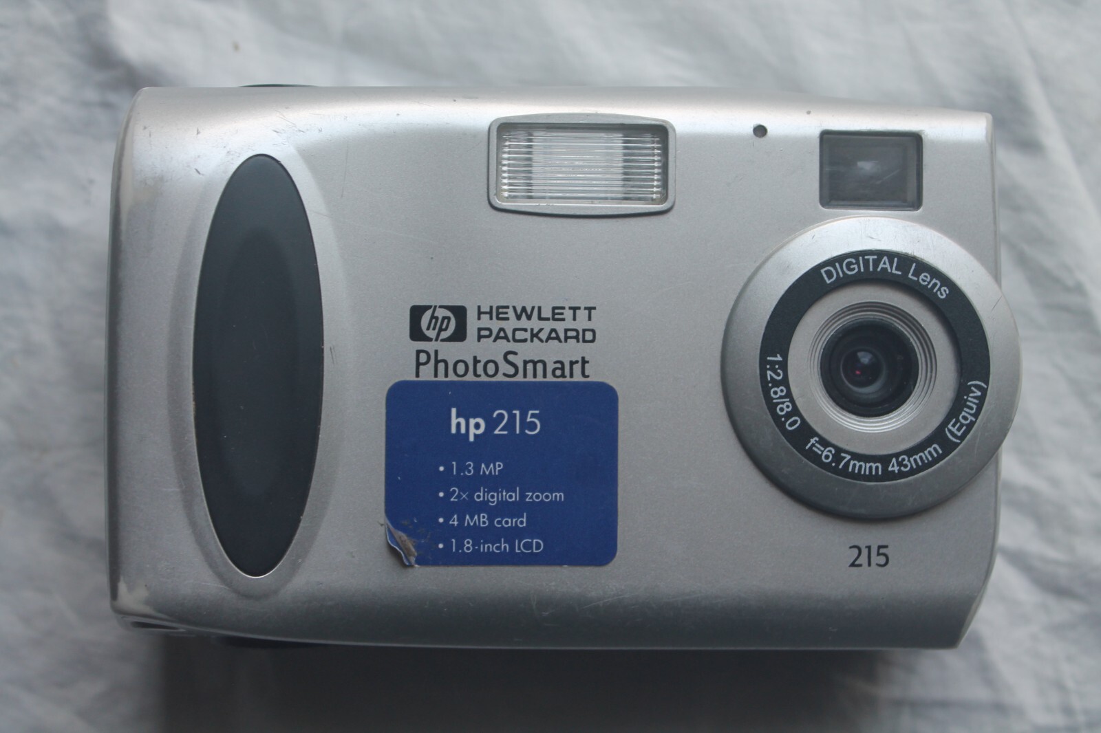 HP PhotoSmart 215 1.3MP Auto Focus Digital Camera TESTED WORKING ...