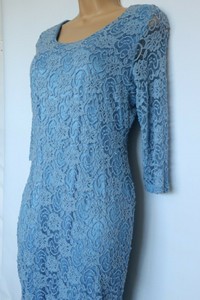 ladies blue lace dress