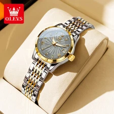 Automatic Mechanical Waterproof Luxury OLEVS Women's Watch Date Wristwatch