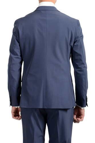 Hugo Boss "Namil1/Ben2" Men's Slim Double Breast Blazer Sport Coat US 38R IT 48R - 第 3/7 張圖片