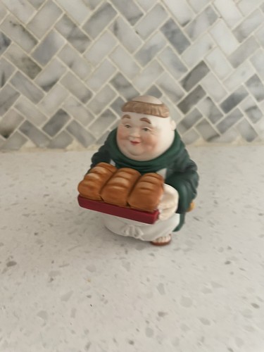 Merry Makers Dept 56 Barnaby the Breadman with Box - Picture 2 of 4
