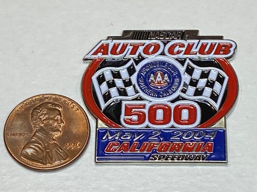NASCAR Winston Cup Race Pin Auto Club 500 California Speedway May 2 2004 5/2/04 - Picture 2 of 2