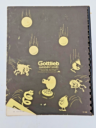 GOTTLIEB Q BERT VIDEO GAMEINSTRUCTION MANUAL & SCHEMATICS - Picture 2 of 4
