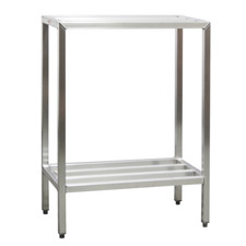 New Age 1021 Two-Tier 36" H.D. Shelving Unit with 20" Depth - 1500 lb. Capacity