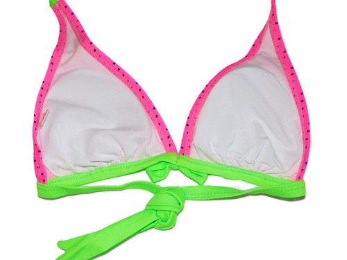 NWT GIRLS size 10, 12 EYE-CATCHING MIXED COLOR BELTED HALTER BIKINI CHOICE - Picture 7 of 16