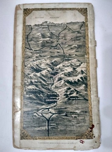 THROUGH THE HEART OF THE ANDES BUENOS AIRES & PACIFIC RAILWAY BOOK 1910 - Picture 2 of 6