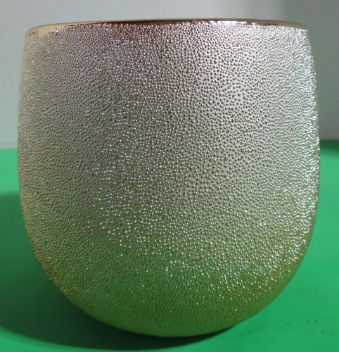 Fioriera vintage Designpac vaso testurizzato oro dorato alto 4" - #1 - Foto 3 di 6
