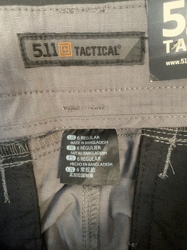 Pantalones Stryke 6 regulares grises tácticos para mujer 5.11 grises nuevos con etiquetas - Imagen 11 de 15